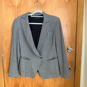 Lafayette 148 Gray Blazer